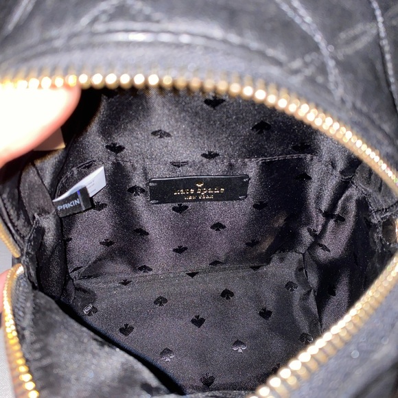 Kate Spade Black Quilted Backpack - Picture 7 of 10